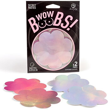 Secretplay Fetish Play Wow Boobs Flower Nipple Covers