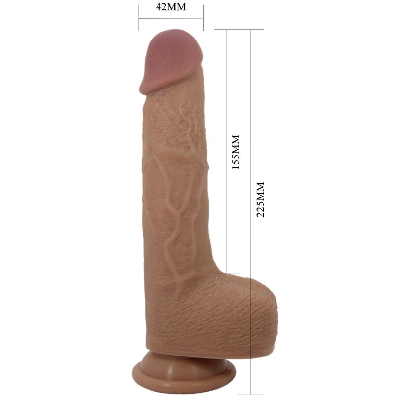 Remote Control Pretty Love Tommy Realistic Dildo Vibrator 22 5 Cm - 4