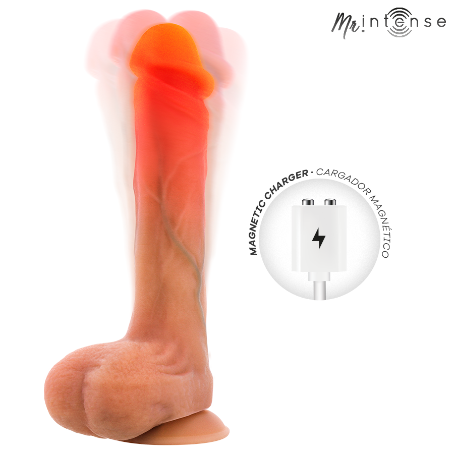 Mr Intense High Tech MR Intense Bradley Silicone Vibrating Dildo With Heat Effect And Remote Control 21 CM Ø 4 CM - 2