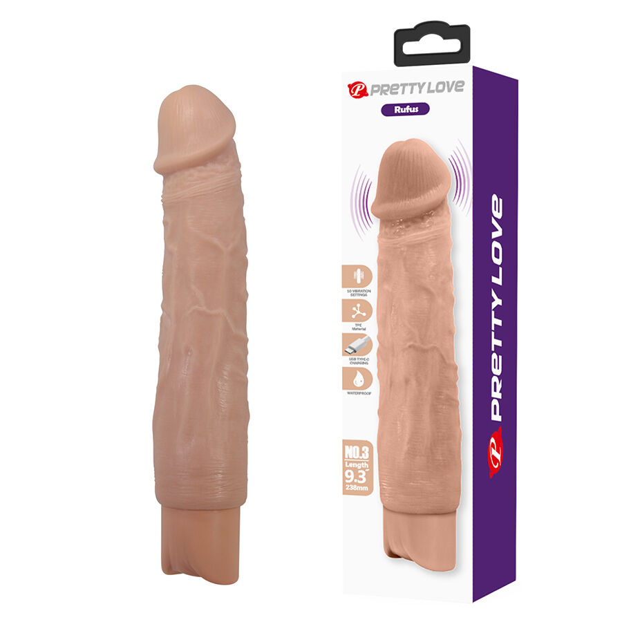 Fun Toys Pretty Love Rufus Flexible Realistic Vibrator - 2