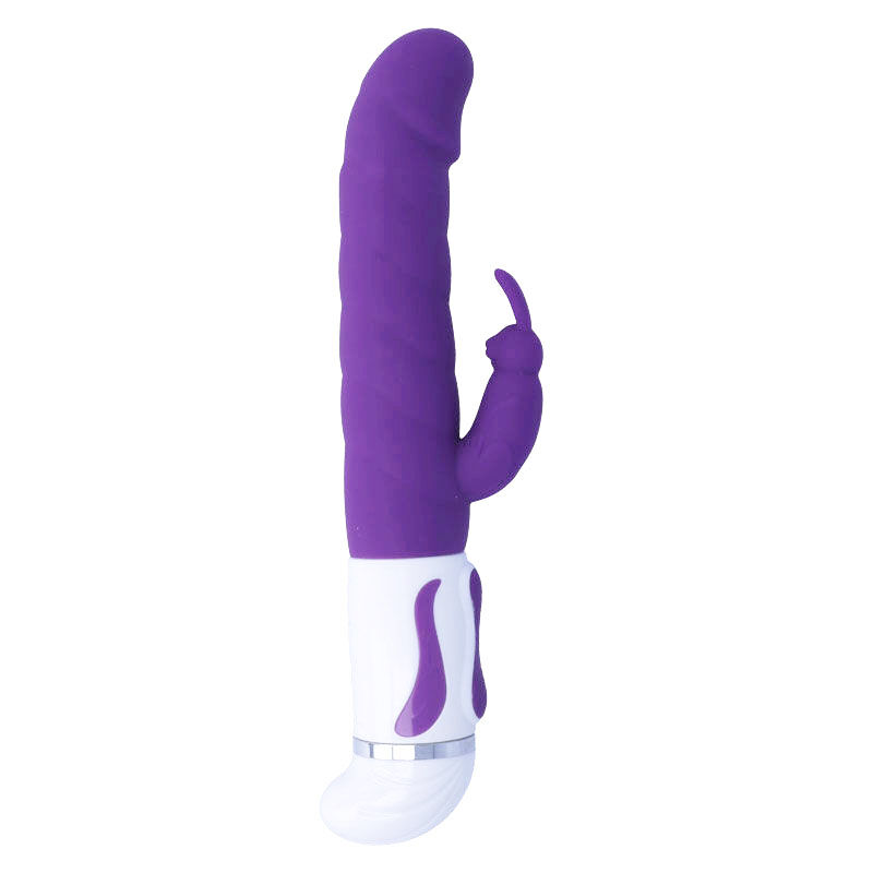Intense High Tech Bobble Vibrator Rotator Lilac Silicone - 3