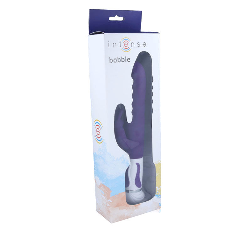 Intense High Tech Bobble Vibrator Rotator Lilac Silicone - 5