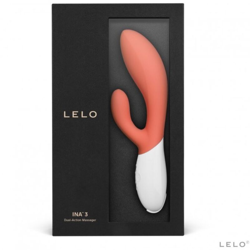 Lelo Ina 3 Luxury Coral Rabbit Vibrator - 3