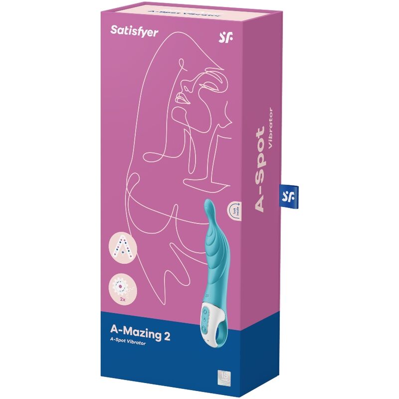 Satisfyer Vibrator Amazing 2 Aspot Vibrator Turquoise - 3