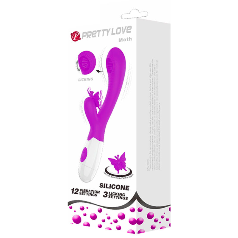 High Tech Pretty Love Moth Licking Vibrating Lilac - 5