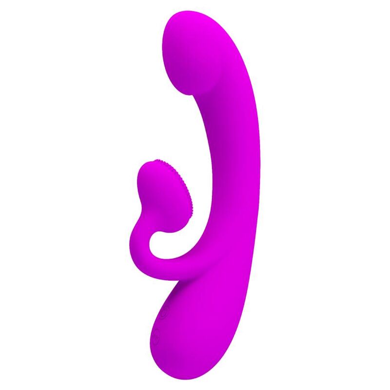 High Tech Pretty Love Sincere Silicone Clitoral Vibrator And Sucker