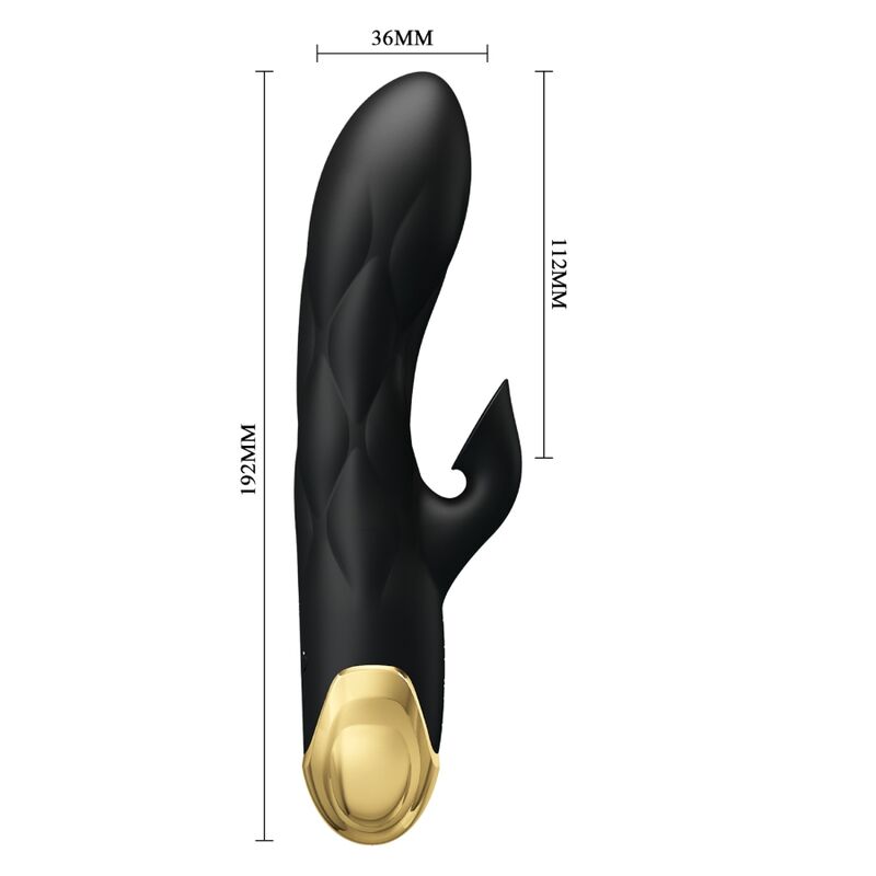 High Tech Pretty Love Rechargeable Plated Luxury Vibrator - 4