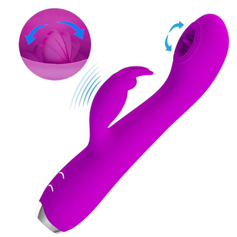 High Tech Pretty Love Rachel Rechargeable Vibrator With Suction Cup - 5