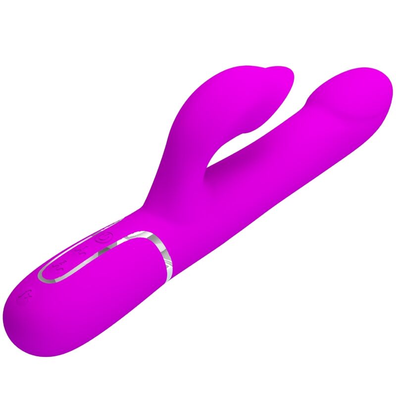 High Tech Pretty Love Rabbit Vibrator Pearls Violet - 3