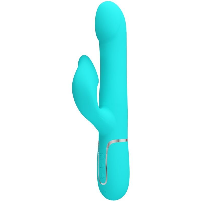 High Tech Pretty Love Rabbit Vibrator Pearls Aqua