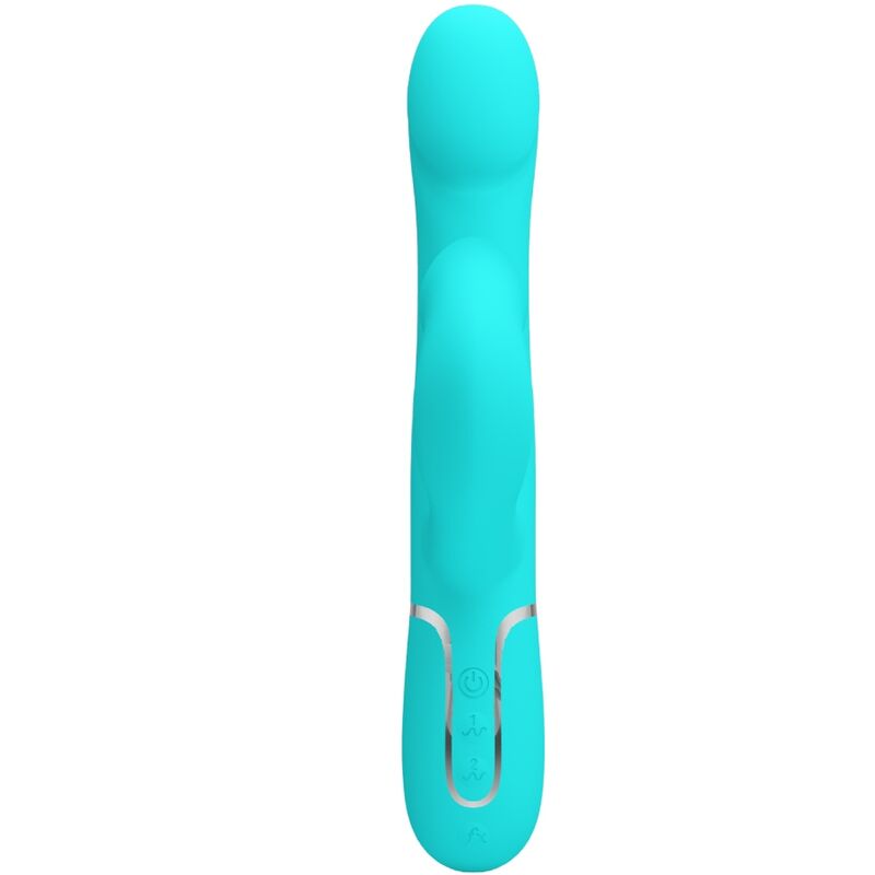 High Tech Pretty Love Rabbit Vibrator Pearls Aqua - 2