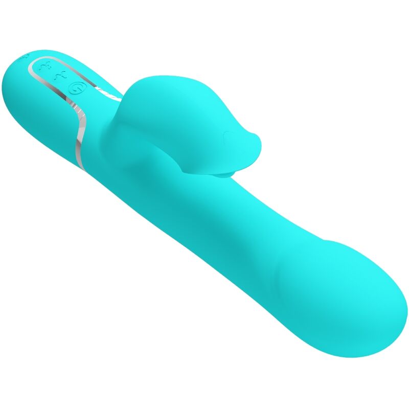 High Tech Pretty Love Rabbit Vibrator Pearls Aqua - 4