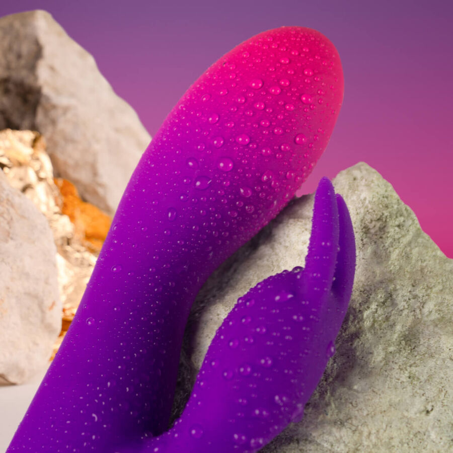 Rocks Off Glo Girl Rabbit Vibrator - 4