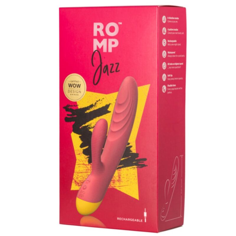 Romp Jazz Rechargeable Rabbit Vibrator - 5