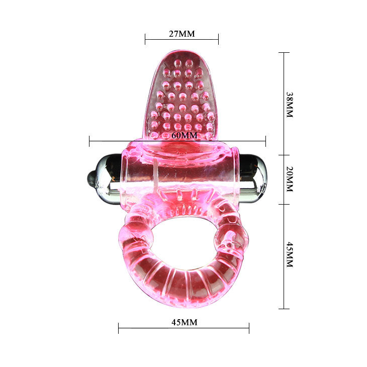 Baile For Him Sweet ABS 10 Rhythms Ring Vibrator Penis Ring - 4
