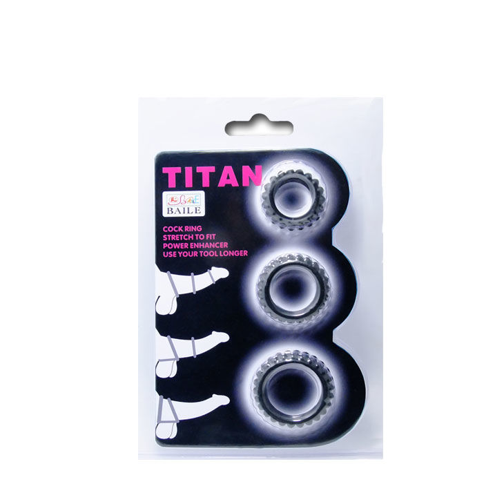 Baile For Him Titan Set Cock Ring 2 8 2 4 1 9 Cm - 5