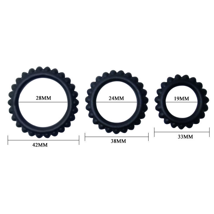 Baile For Him Titan Set Cock Ring 2 8 2 4 1 9 Cm - 4