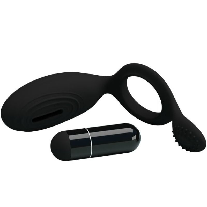 For Him Pretty Love Ethel Vibrating Ring With Stimulator - 5