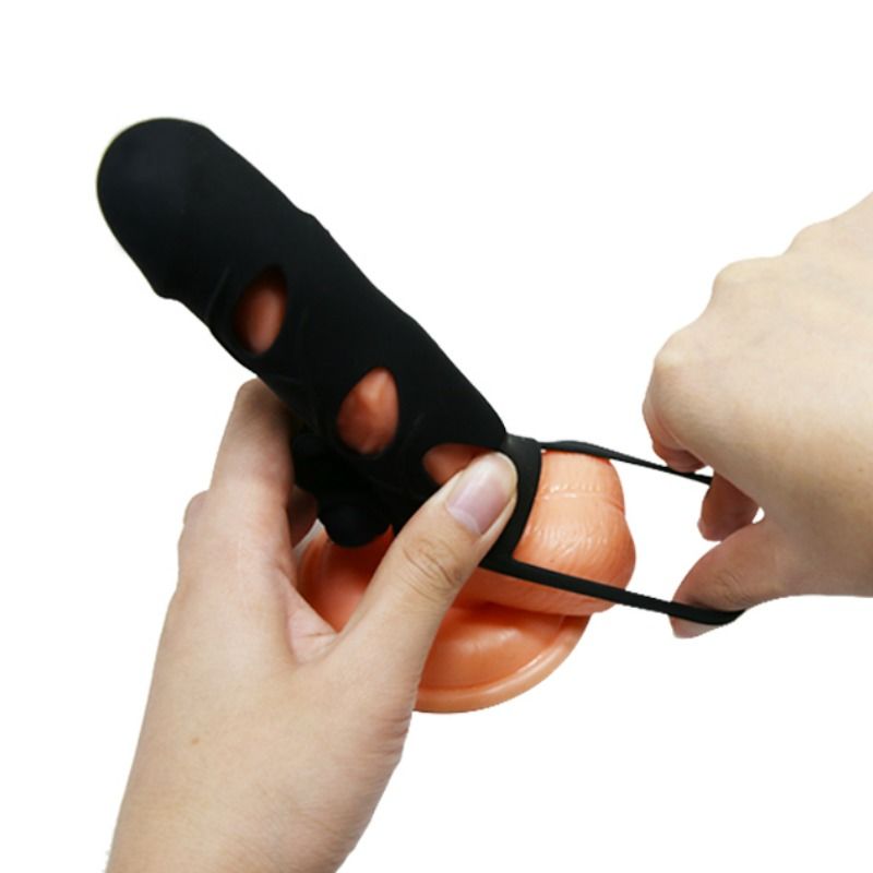 For Him Pretty Love Silicone Cover With Vibration 14 Cm 0 - 5