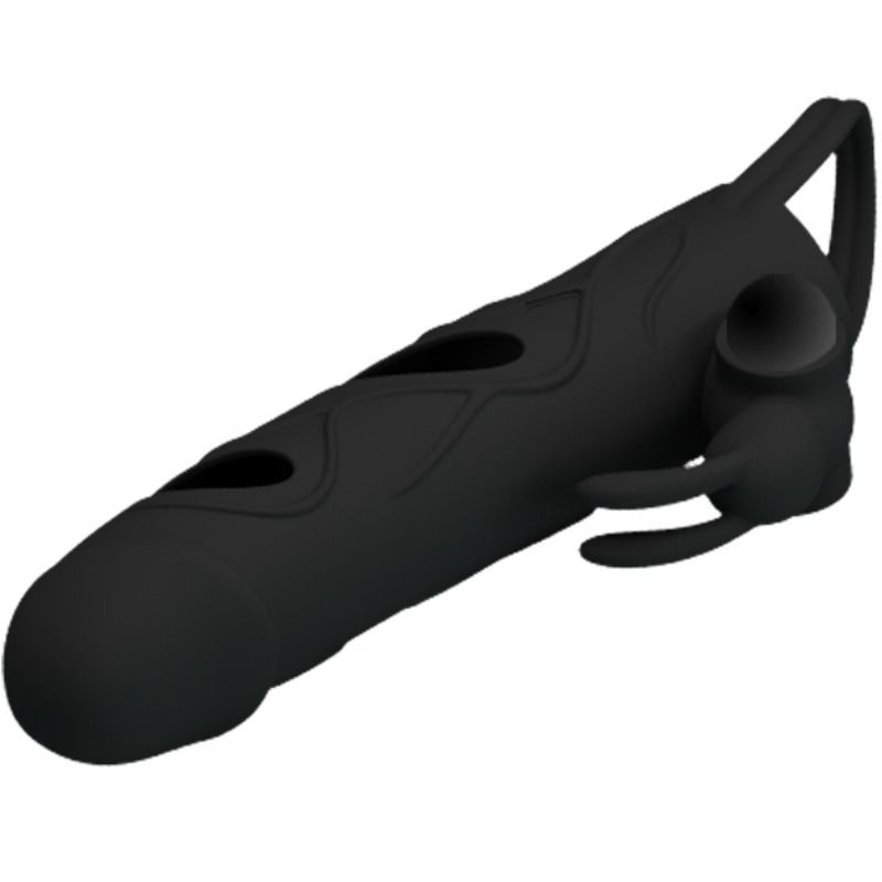 For Him Pretty Love Silicone Cover With Vibration 14 Cm 0 - 3