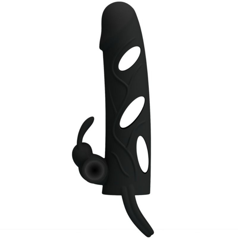 For Him Pretty Love Silicone Cover With Vibration 14 Cm 0