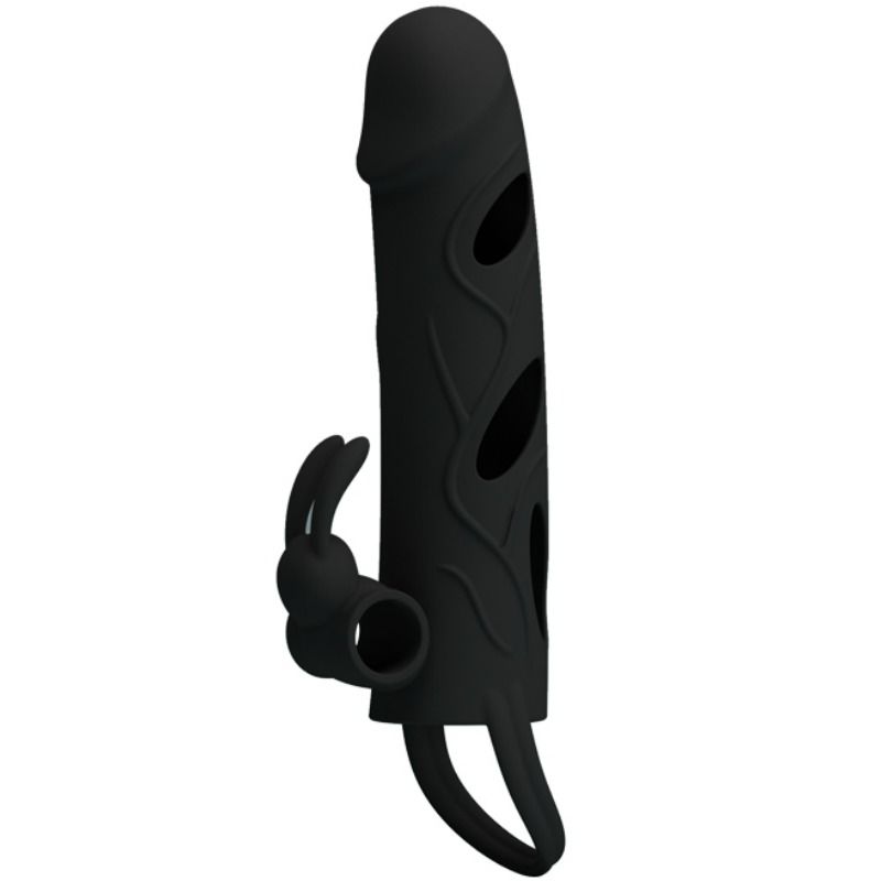 For Him Pretty Love Silicone Cover With Vibration 14 Cm 0 - 2