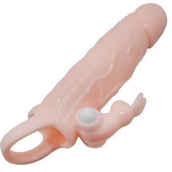 Baile For Him Brave Penis Cover With Rabbit And Double Engine 16 5 CM