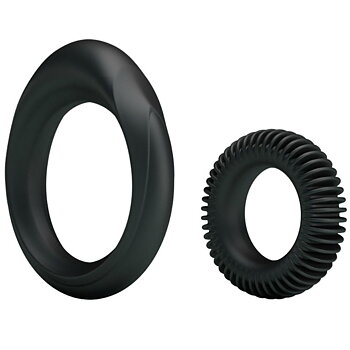 Baile For Him Kit 2 Silicone Rings Manhood