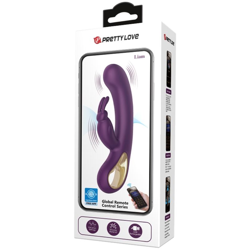 APP Pretty Love Liam Rabbit Vibrator G Spot Stimulator - 4