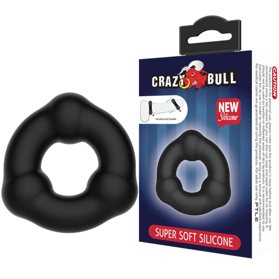Crazy Bull Super Soft Silicone Ring With Nodules - 2