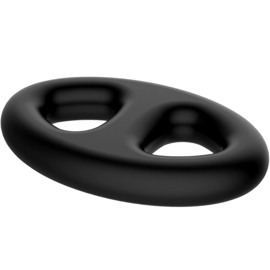 Crazy Bull Double Oval Silicone Ring - 5