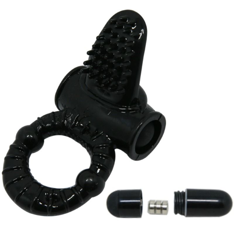 Baile For Him Sweet Ring Vibrating Ring With Textured Rabbit - 5