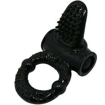 Baile For Him Sweet Ring Vibrating Ring With Textured Rabbit