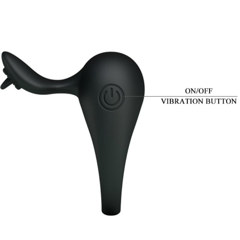 For Him Pretty Love Vibrating Ring With Tongue - 3