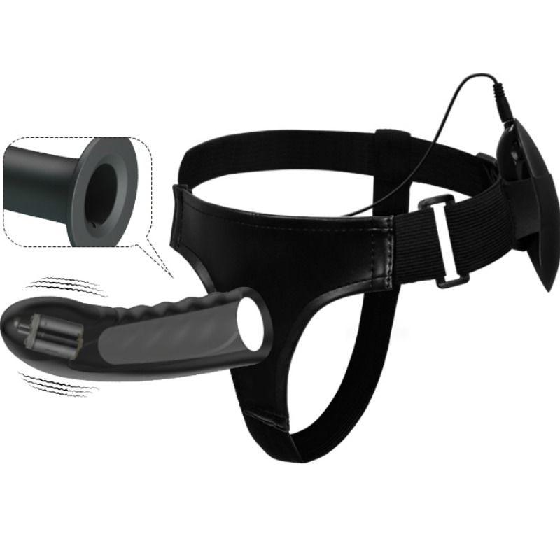 Harness Pretty Love Marvin Strap On With Vibration And Hollow Dildo