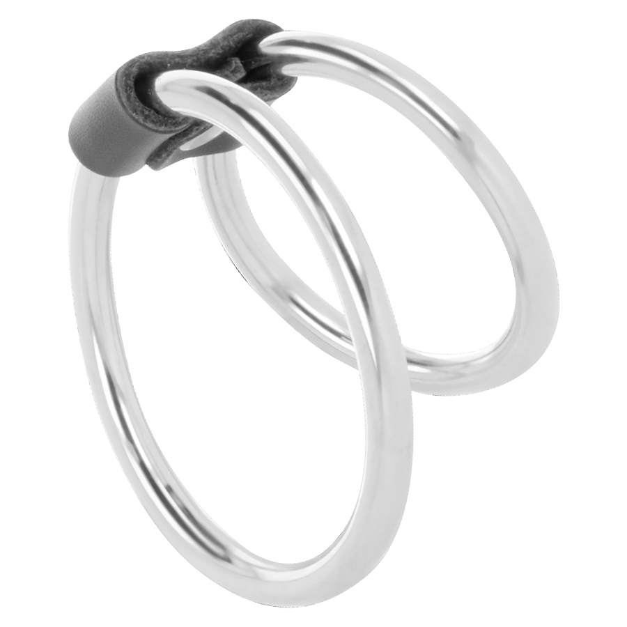 Darkness Sensations Double Metal Penis Ring - 2