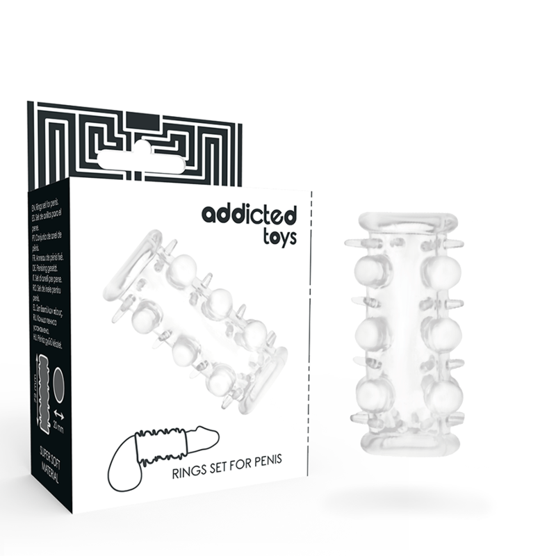 Addicted Toys Penis Sleeve Clear - 2