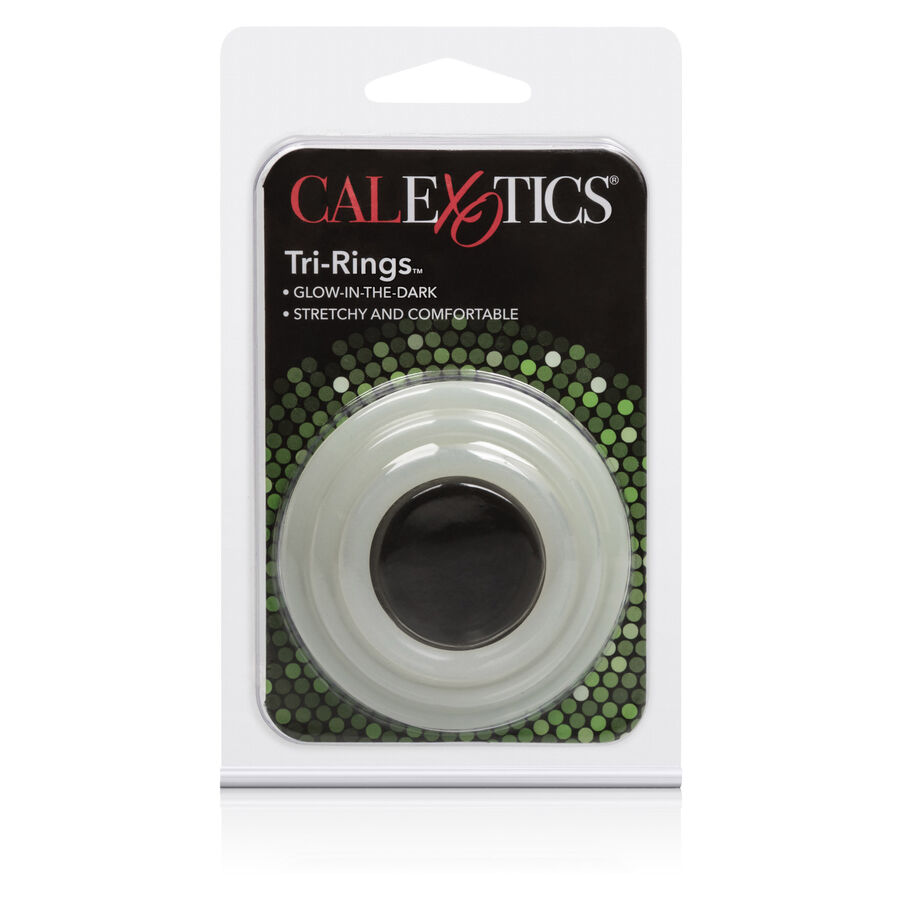 Calexotics Tri Rings Glow In The Dark - 2
