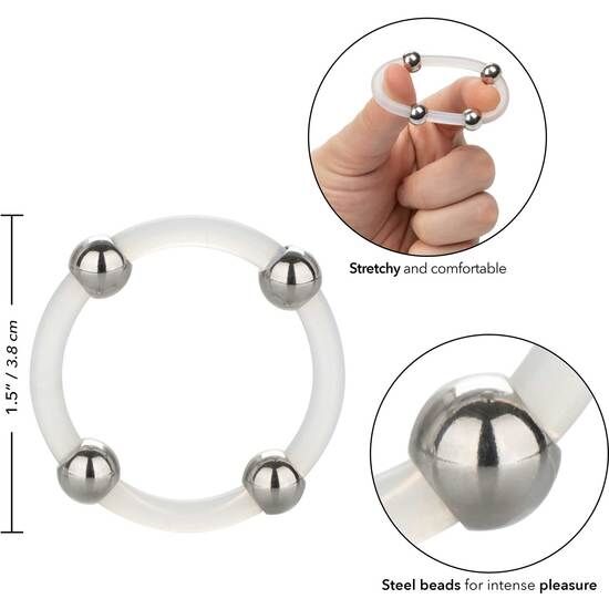 Calexotics Steel Beaded Silicone Ring - 2