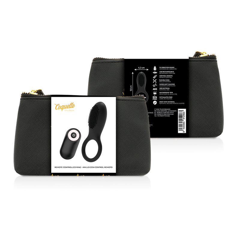 Coquette Toys Coquette Chic Desire Cock Ring Remote Control Rechargeable - 2