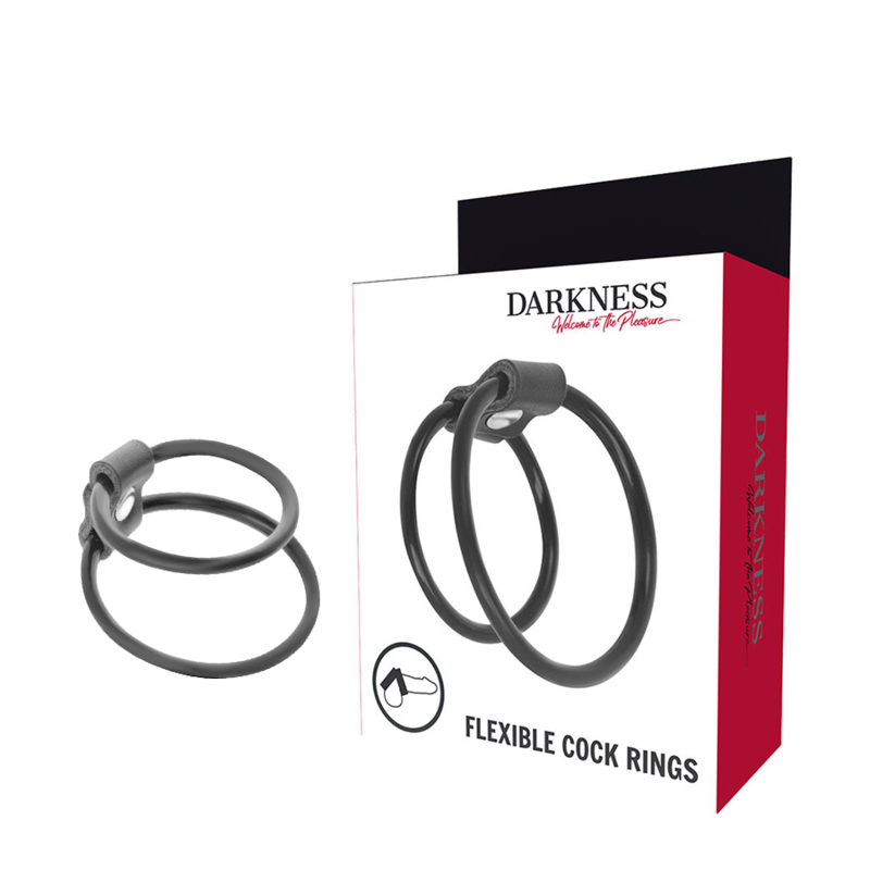 Darkness Bondage Enhancing Duo Penis Rings
