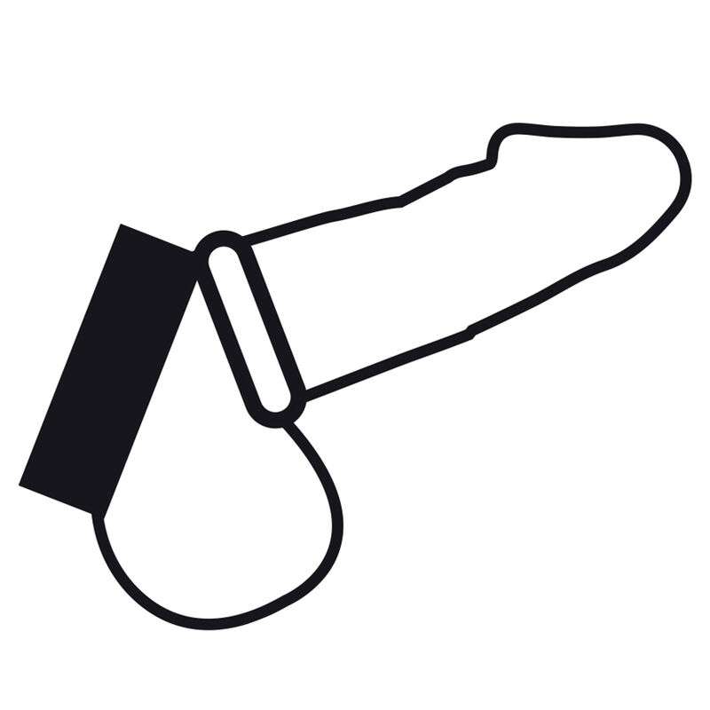 Darkness Bondage Metal Ring For The Penis And Testicles - 4