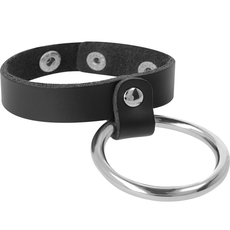 Darkness Bondage Metal Ring For The Penis And Testicles - 3