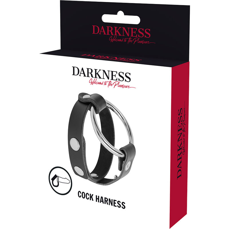 Darkness Bondage BDSM Cock And Testicle Ring - 5