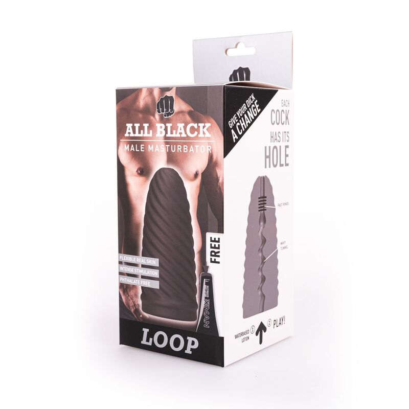 All Black Masturbator Loop - 4