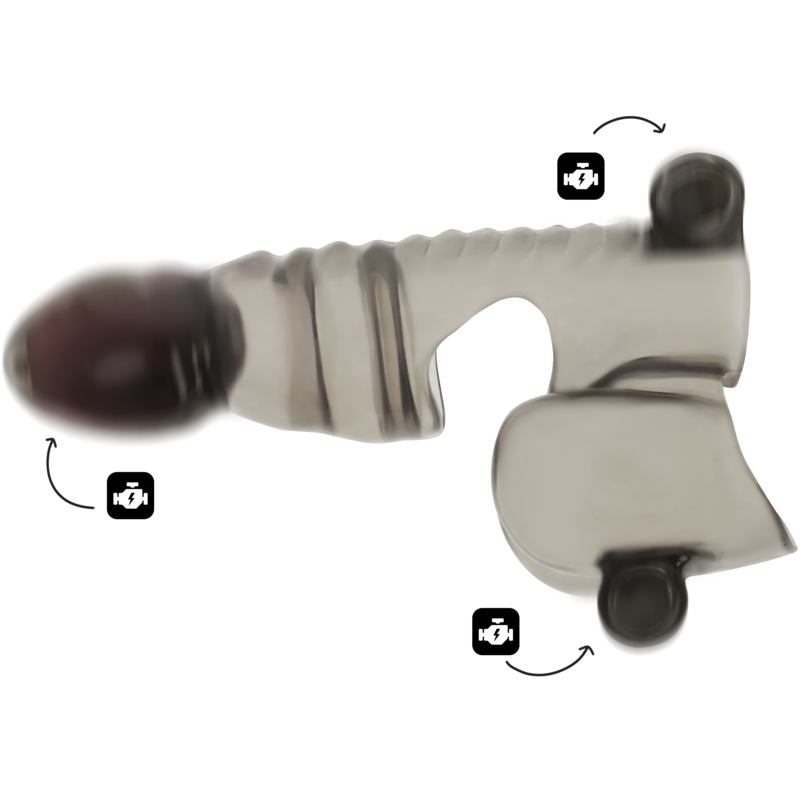 Ohmama Penis And Testicle Sheath 3 Motors - 3