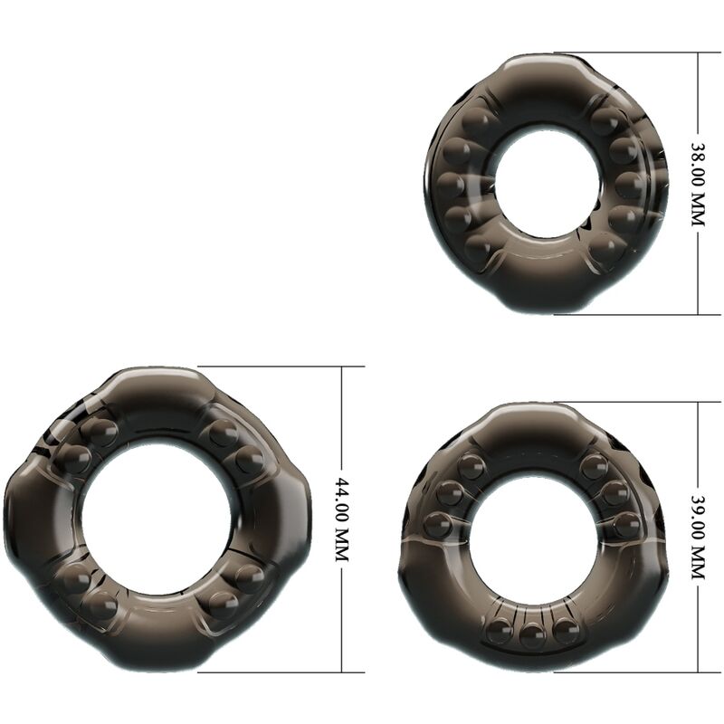 Baile Cock Rings Yvonne Set 3 Penis Rings - 3