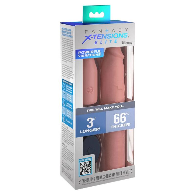 Fantasy X Tensions Pipedreams Sleeve 22 86 Cm 7 62 Cm Plug Remote Skin - 3