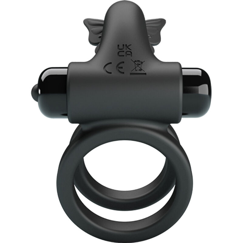 For Him Pretty Love Double Vibrating Ring With Stimulator - 3
