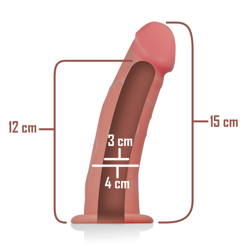 Intense For Him Hollow Harness With Dildo 16 X 3 Cm - 5